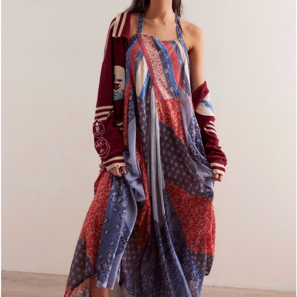 Free People Heritage maxi dress sz.small - Picture 3 of 7